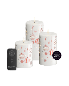 Deluxe LED lys Giftbox - 3stk