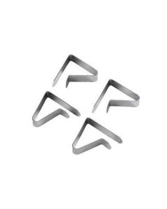 Dugklemmer rustfri stål - 4 stk