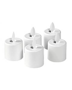 Duni LED lys m/bevægelig flamme 5stk u/lader