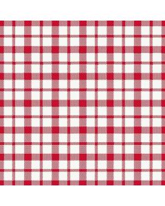 Dunilin 40x40 Giovanni rød/hvid tern - 50stk