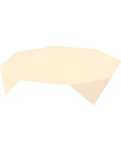 Evolin stikdug 84x84cm 14stk - Creme