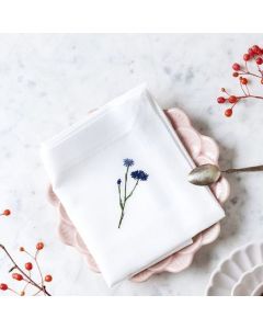 Langkilde & Søn Stofserviet Flora m. Kornblomst