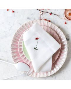 Langkilde & Søn Stofserviet Flora m. Valmue