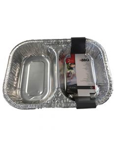 Grillbakke 2rum 35x26x6cm - 2stk