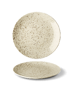 Stentøj tallerken 30cm - Natur