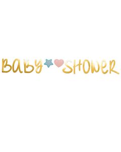 Guirlande Babyshower Guld