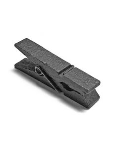 Klemme i træ 24stk - Sort