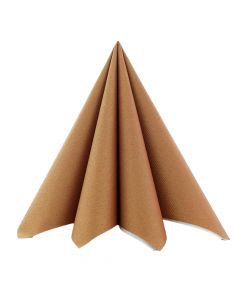 Sovie Stofligende Serviet 40x40cm 12stk – Kobber/Bronze