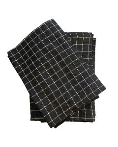 Kokkeviskestykker Sort - 4stk