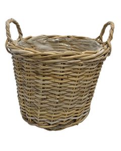 Kurv m/plastindlæg Ø37cm