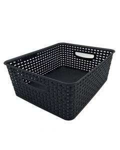 Kurv Rattan 10L - Sort