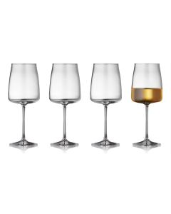 Lyngby Glas Krystal Zero Hvidvinsglas 43 cl 4 stk