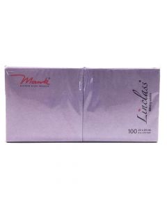 Mank Stofligende Kaffeserviet 100stk - Lilla