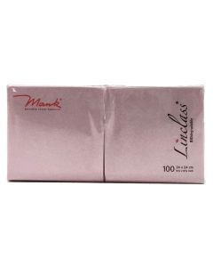 Mank Stofligende Kaffeserviet 100stk - Antikrosa