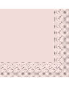 Mank Middagsserviet 3-lags 100stk - Antik Rosa