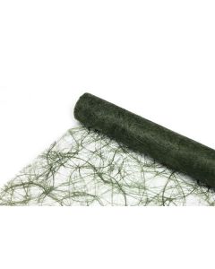 Sizoweb bordløber - 30 cm x 5 meter - Mosgrøn