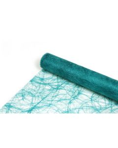 Sizoweb bordløber - 30 cm x 25 meter - petrol/turkis
