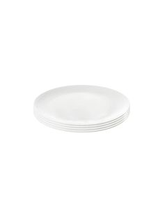 Aida Relief Frokosttallerken 22cm 4stk - Hvid