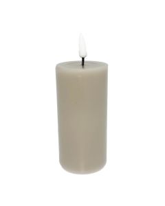 Deluxe LED Bloklys 5x10cm - Sand