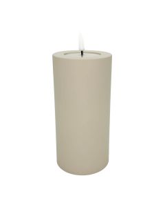 Deluxe LED Bloklys Udendørs 7,5x15cm - Sand