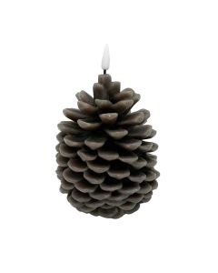 Deluxe LED Lys Kogle 10x13cm - Brun