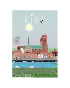 Lydia Wienberg Byplakat 50x70cm - Ribe