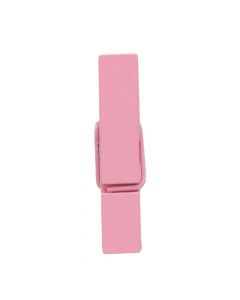 Klemme i træ - Rosa 24stk