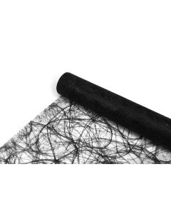 Sizoweb bordløber - 30 cm x 25 meter - Sort