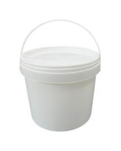 Spand med låg og hank - Hvid - 11,3 liter FORUDBESTILLING 20-03-2026