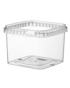 Stabelbar opbevaringsboks i plast 3L