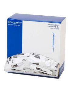 Tandstikker plast indpakket 1200stk