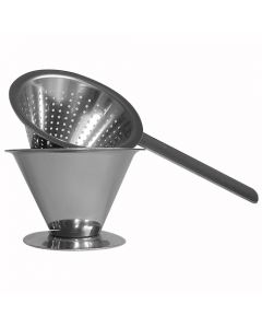 Tesi med skål - stål