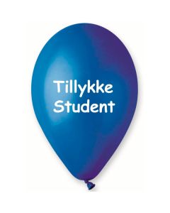 Ballon Student Blå - 10stk