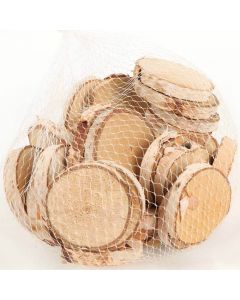 Træskiver Birketræ 10stk