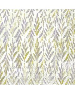 IHR Frokostserviet 3-lags 20stk - Twiggy Cream Green