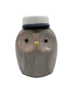 Vase Student Ugle - Blå