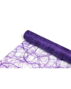 Sizoweb bordløber - 30 cm x 5 meter - violet